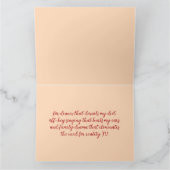 ハイゲクリスマス格言フォーザホリデーズスノーフレーク カード (内部)