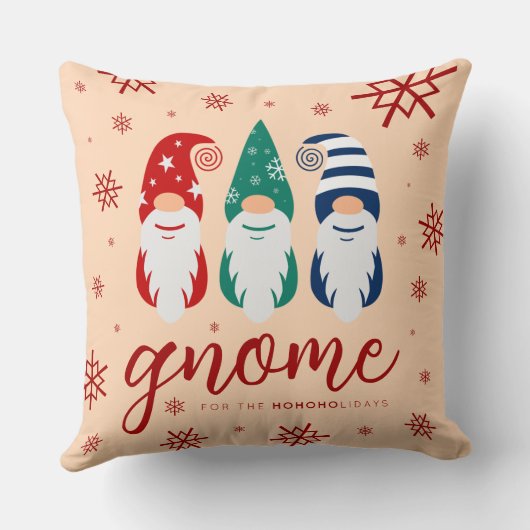 ハイゲクリスマス格言フォーザホリデーズスノーフレーク クッション (裏面)