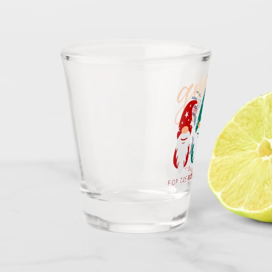 ハイゲクリスマス格言フォーザホリデーズスノーフレーク ショットグラス (左)