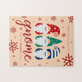 ハイゲクリスマス格言フォーザホリデーズスノーフレーク ジグソーパズル (横)