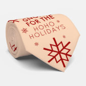 ハイゲクリスマス格言フォーザホリデーズスノーフレーク ネクタイ (ロール)