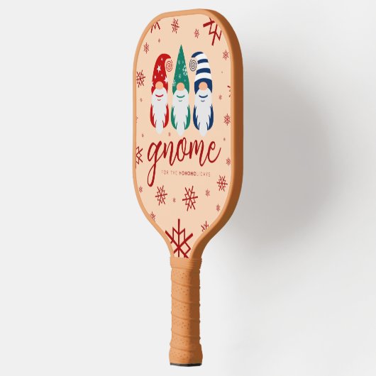 ハイゲクリスマス格言フォーザホリデーズスノーフレーク ピックルボールラケット (左)