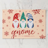 ハイゲクリスマス格言フォーザホリデーズスノーフレーク ペーパーパッド (正面)