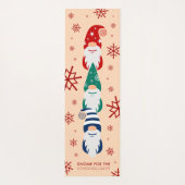 ハイゲクリスマス格言フォーザホリデーズスノーフレーク ヨガマット (裏面)