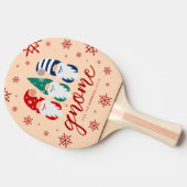 ハイゲクリスマス格言フォーザホリデーズスノーフレーク 卓球ラケット (横)