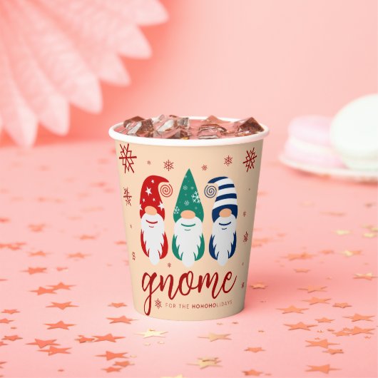ハイゲクリスマス格言フォーザホリデーズスノーフレーク 紙コップ (インサイチュ)