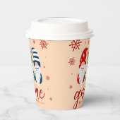 ハイゲクリスマス格言フォーザホリデーズスノーフレーク 紙コップ (左)