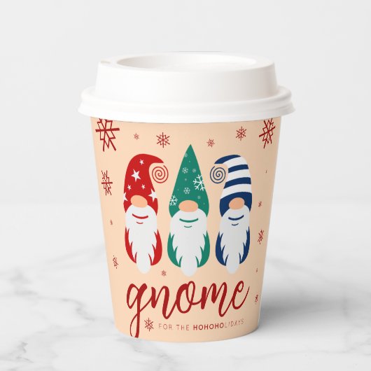 ハイゲクリスマス格言フォーザホリデーズスノーフレーク 紙コップ (裏面)