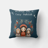 ハイゲクリスマス母娘リース クッション (裏面)