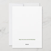 ハイゲクリスマス母娘リース シーズンカード (裏面)