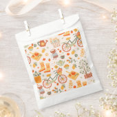 ハイゲコテージコア茶ガーデン自転車 フェイバーバッグ (クリップ留めされた状態)