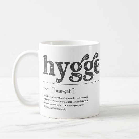 ハイゲデフィニションデンマーク引用文コージーシーズン11オズ コーヒーマグカップ (左)