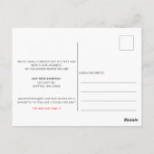 ハイゲニューホームウェイブムーヴホリデーハガキ ポストカード (裏面)