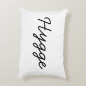 ハイゲブラックエレガント アクセントクッション (裏面(縦))