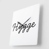 ハイゲブラックエレガント スクエア壁時計 (傾斜)