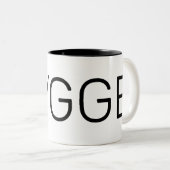 ハイゲブラック ツートーンマグカップ (正面右)