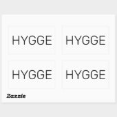 ハイゲブラック 長方形シール (シート)