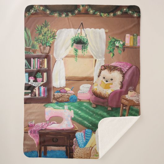 ハイゲヘッジホッグ シェルパブランケット (正面)