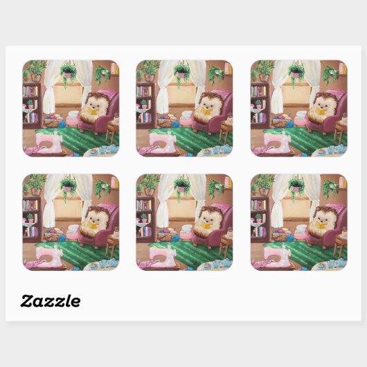 ハイゲヘッジホッグ スクエアシール (シート)