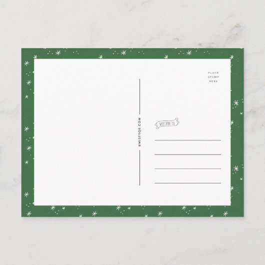 ハイゲミッテンスクリスマスホリデーハガキ シーズンポストカード (裏面)