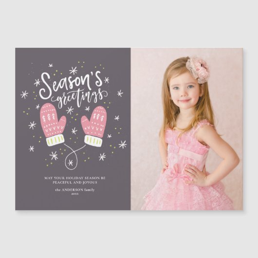 ハイゲミッテンスクリスマスホリデー磁気カード (正面)