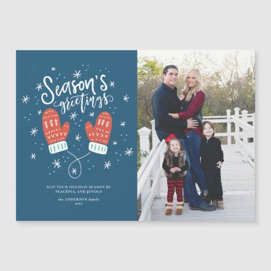 ハイゲミッテンスクリスマスホリデー磁気カード (正面)