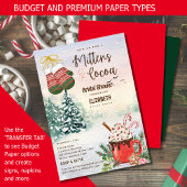 ハイゲミッテンズアンドココアウィンターブライダルシャワー 招待状