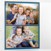 ハイゲミッテンツトリフォールドクリスマスホリデー 三つ折りカード (内部最初)