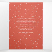 ハイゲミッテンツトリフォールドクリスマスホリデー 三つ折りカード (内部中)