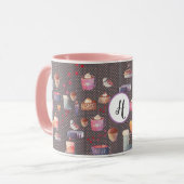 ハイゲムグズコージーライフパーソナライズされたかわいらしフォークアート マグカップ (正面左)