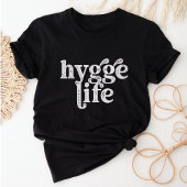 ハイゲライフコージーデンマーク引用文ノルディックタイポグラフィDk Tシャツ