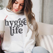 ハイゲライフコージーデンマーク引用文ノルディックタイポグラフィLt パーカ