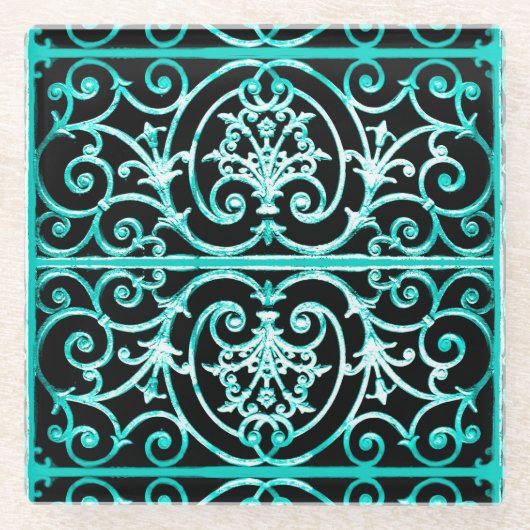 ハイゲート鉄 ガラスコースター (正面)