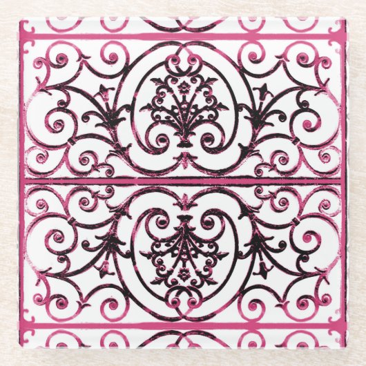 ハイゲート鉄 ガラスコースター (正面)