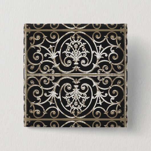 ハイゲート鉄 缶バッジ (正面)