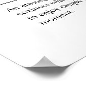 ハイゲ感動的引用文ポスター ポスター (角)