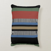 ハイゲ数々のカラーストライプスカンジナインスパイアア アクセントクッション (裏面(縦))