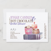 ハイゲ素朴ブライダルシャワー又は任意のイベントクラフト 招待状 (正面)