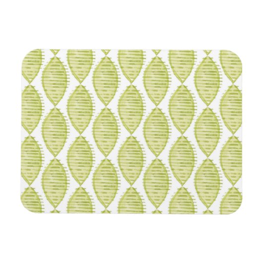 ハイゲ花模様 マグネット (横)