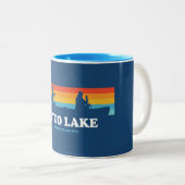 ハイコレイクノースカロライナ州カヌー ツートーンマグカップ (正面右)