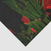 ハイコントラストハイビスカスフラワーフォトイラストレーション 薄葉紙 (詳細)