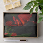 ハイコントラストハイビスカスフラワーフォトイラストレーション 薄葉紙 (ギフト)