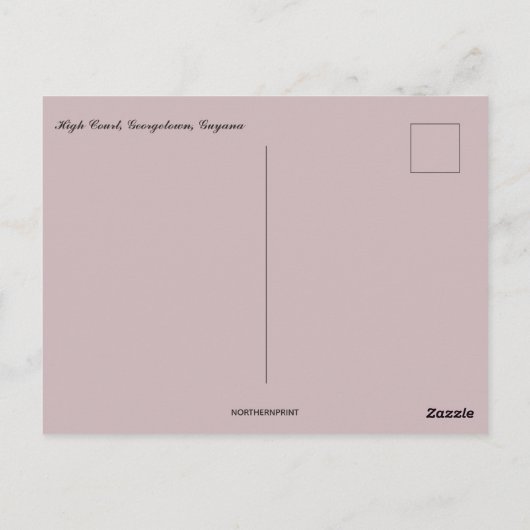 ハイコートジョージタウンガイアナ ポストカード (裏面)