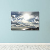 ハイザベイケント上空の乱流。 キャンバスプリント (インサイチュ (ウッドフロア))