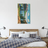 ハイシエラのタイオガ湖とダナ山 キャンバスプリント (インサイチュ (寝室))