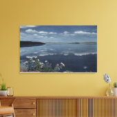 ハイシエラのモノレイクのカリフォルニアビュー キャンバスプリント (インサイチュ (リビング))