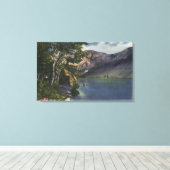 ハイシエラの囚人の湖 キャンバスプリント (インサイチュ (ウッドフロア))
