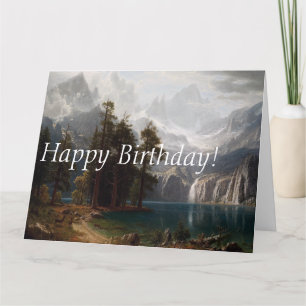 ハイシエラスレイクディアビッグ誕生日カード カード