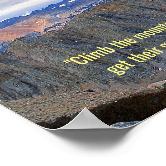 ハイシエラネバダ湖 ポスター (角)