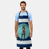 ハイシー航海のレディーパイレーツエプロン エプロン (着用した状態)